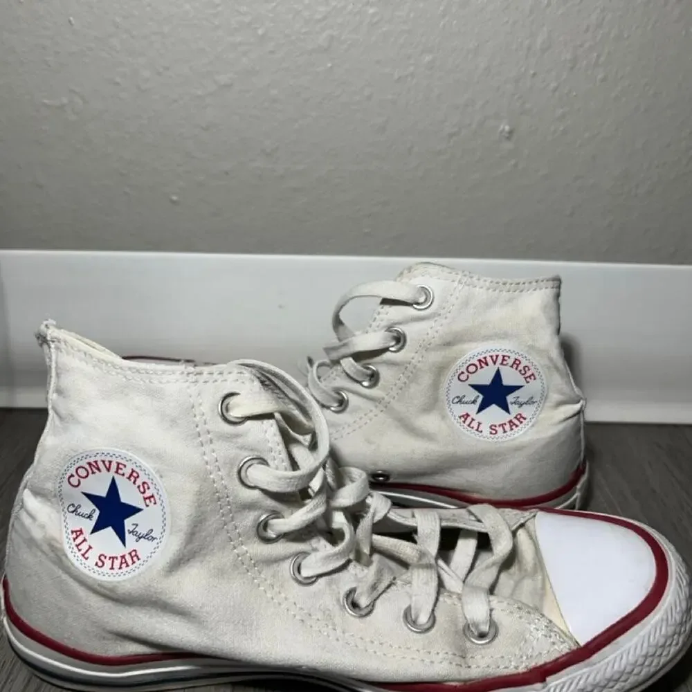 White converse all star high